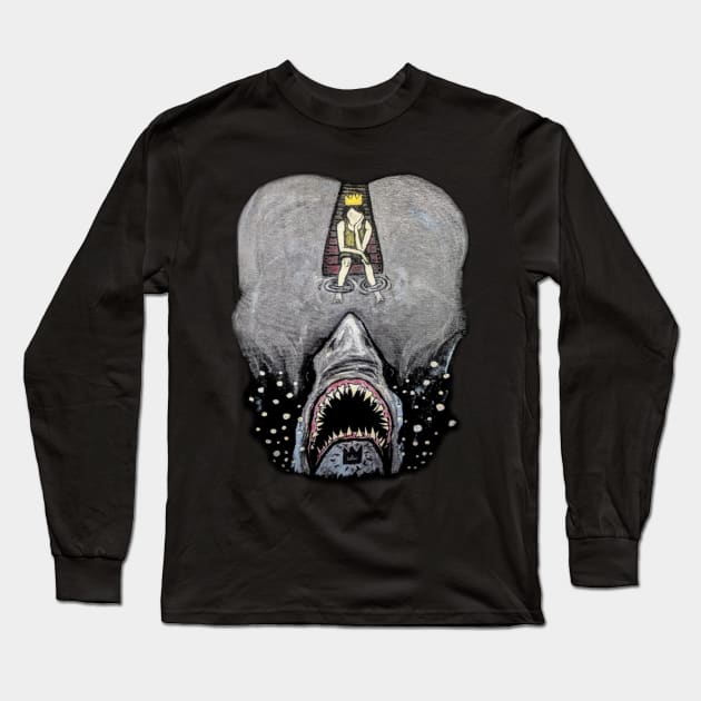 King Of The Sea Long Sleeve T-Shirt by LoversAndThieves